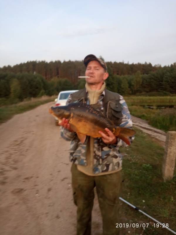 Фотоотчет по рыбе: Карп. Место рыбалки: Минск